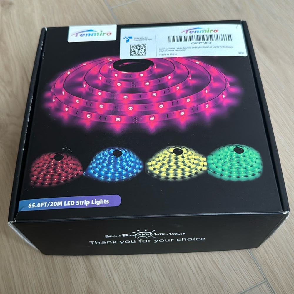 65.6ft LED strip lights